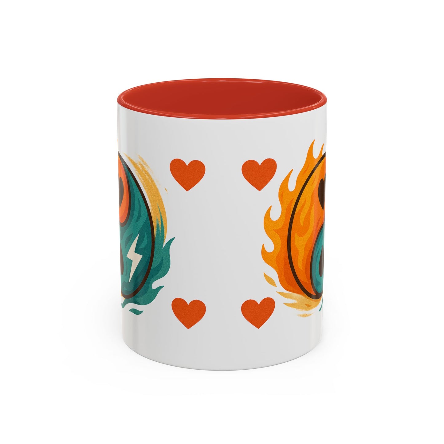Bold Yin Yang Accent Coffee Mug – 11oz & 15oz – Perfect for Coffee Lovers