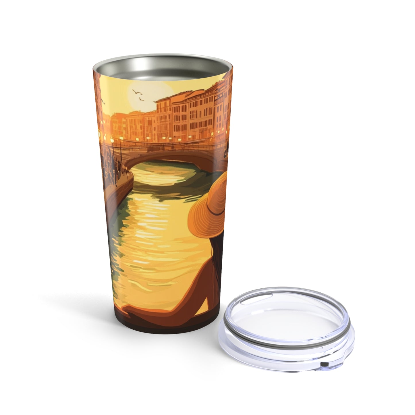 Vibrant Floral Tumbler 20oz - Nature-Inspired Drinkware for Daily Use