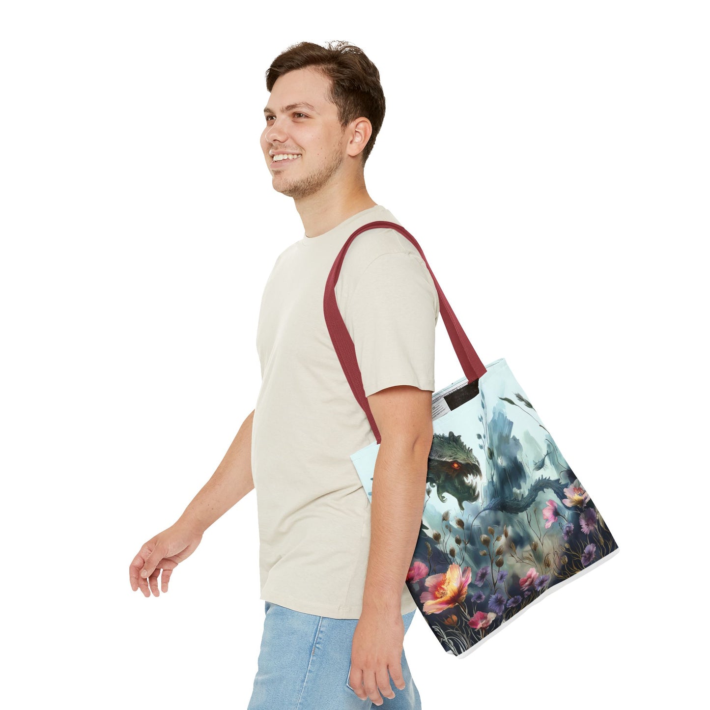 Mythical Dragon Tote Bag - Two side print design