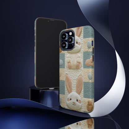 Adorable Rabbits Phone Case – Cute & Durable Protection - iPhone, Samsung, and Google case