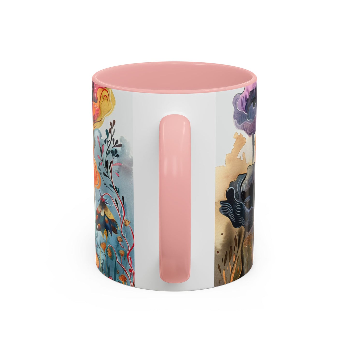 Accent Watercolor Coffee Mug, (11, 15oz)