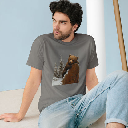 Cozy Bear Wilderness Tee - Perfect for Nature Lovers and Outdoorsy Adventures - Organic Staple T-shirt