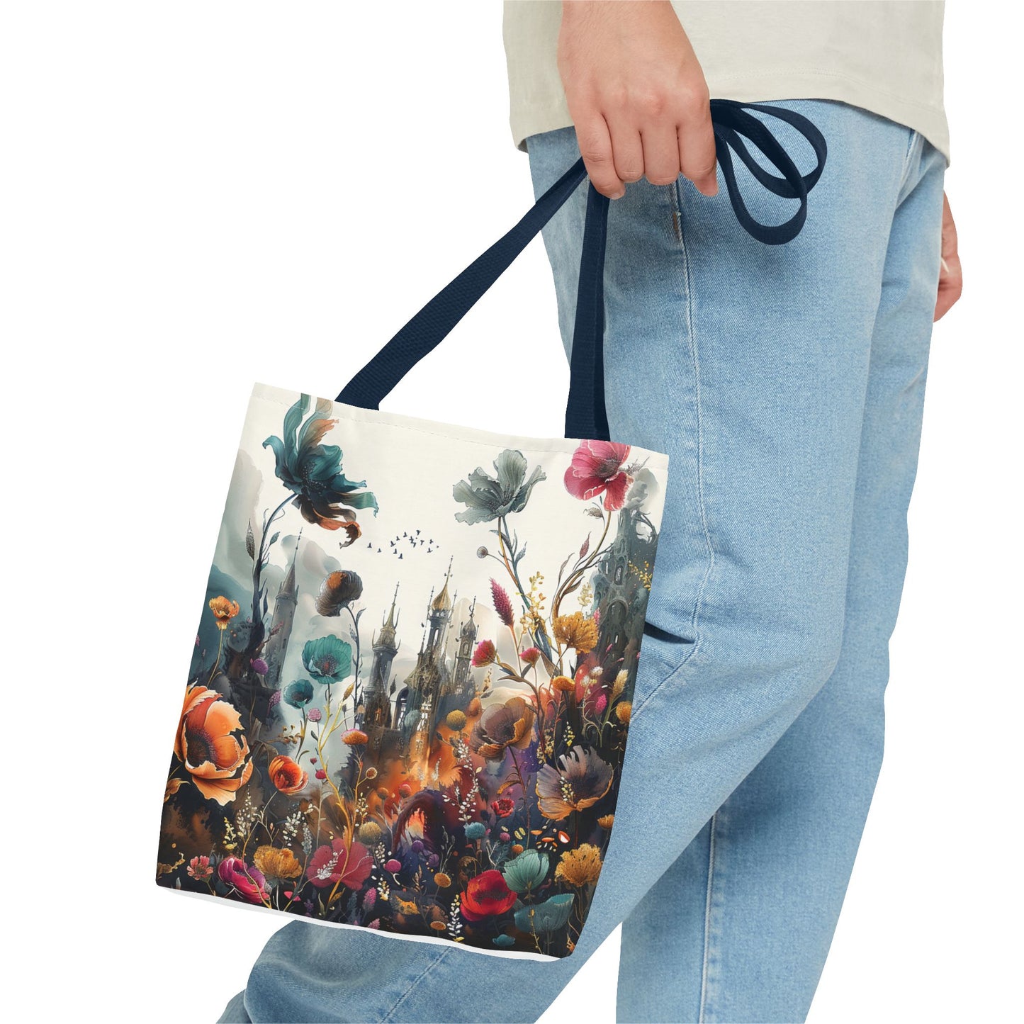 Nature and Castle Tote Bag - Two side print