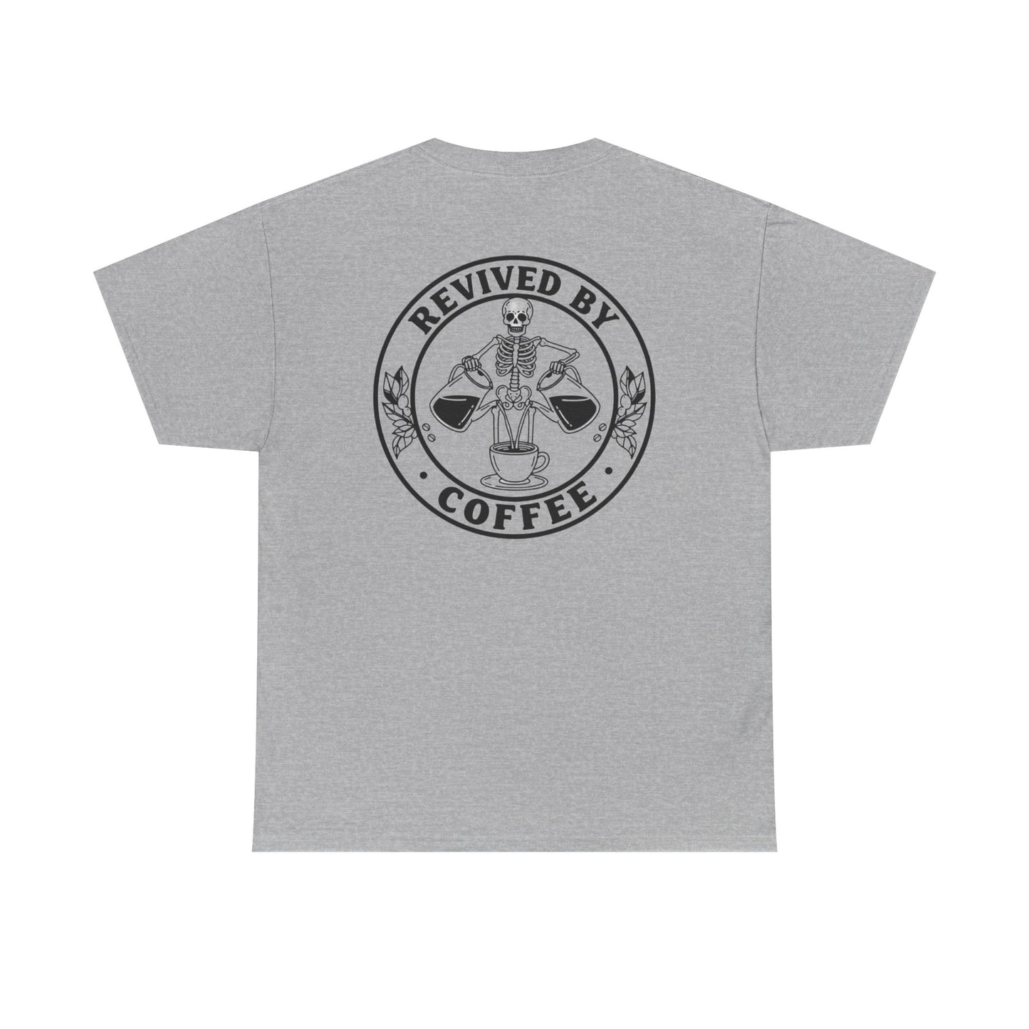 Revived by Coffee Unisex Heavy Cotton Tee - Perfect for Coffee Lovers