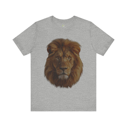 Unisex Lion Portrait Tee - Majestic King of the Jungle T-shirt