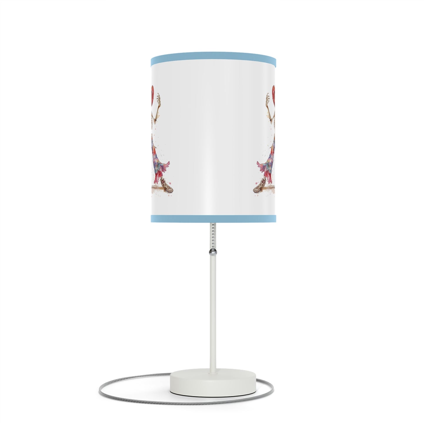 Lamp on a Stand, US|CA plug - Watercolor Skeleton Lamp - Table Lamps