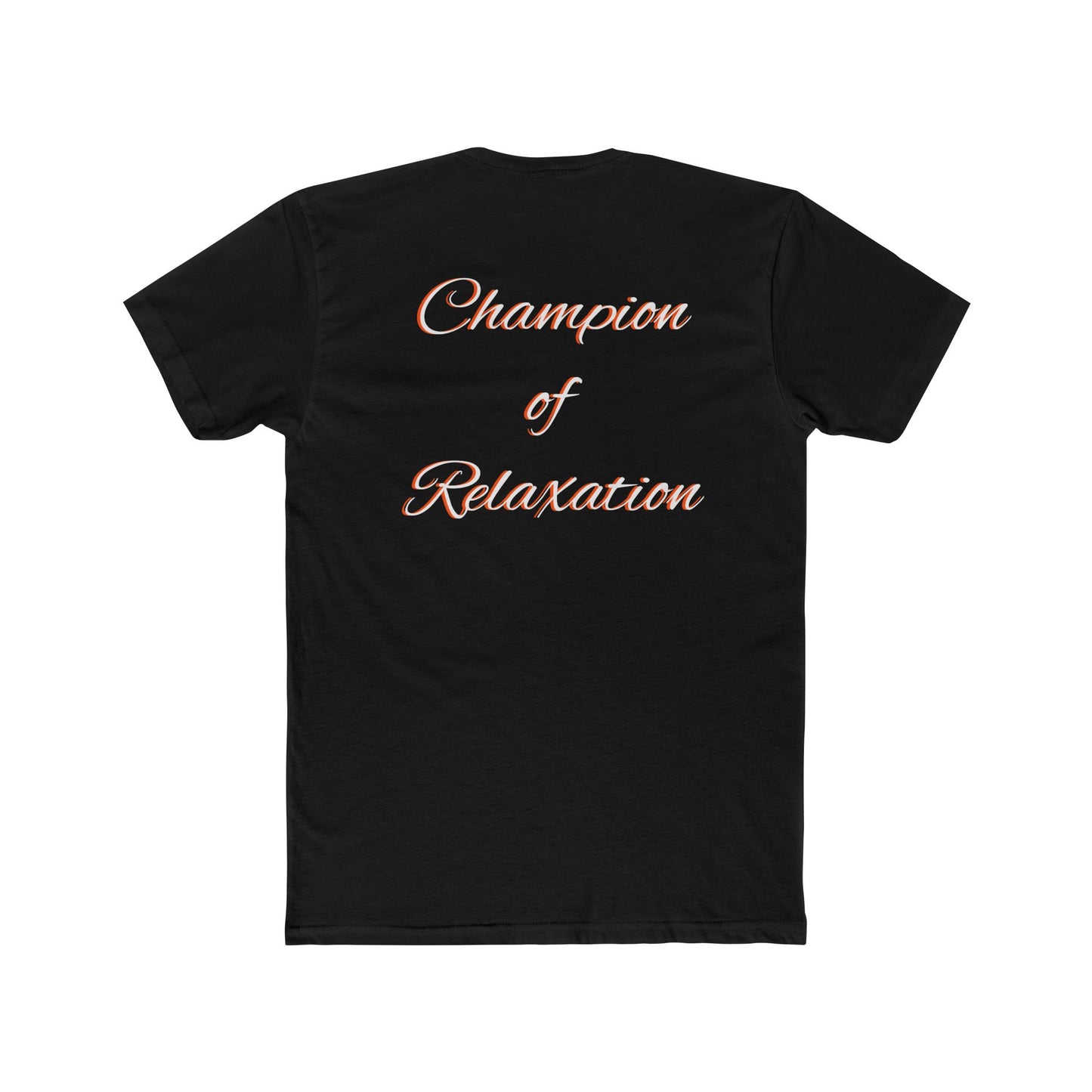 Men's Cotton Crew Tee - Moonlit Tunnel Path T-Shirt