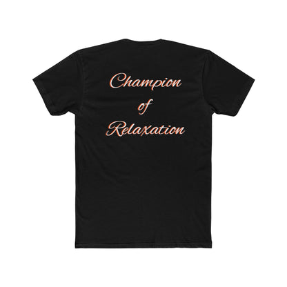 Men's Cotton Crew Tee - Moonlit Tunnel Path T-Shirt
