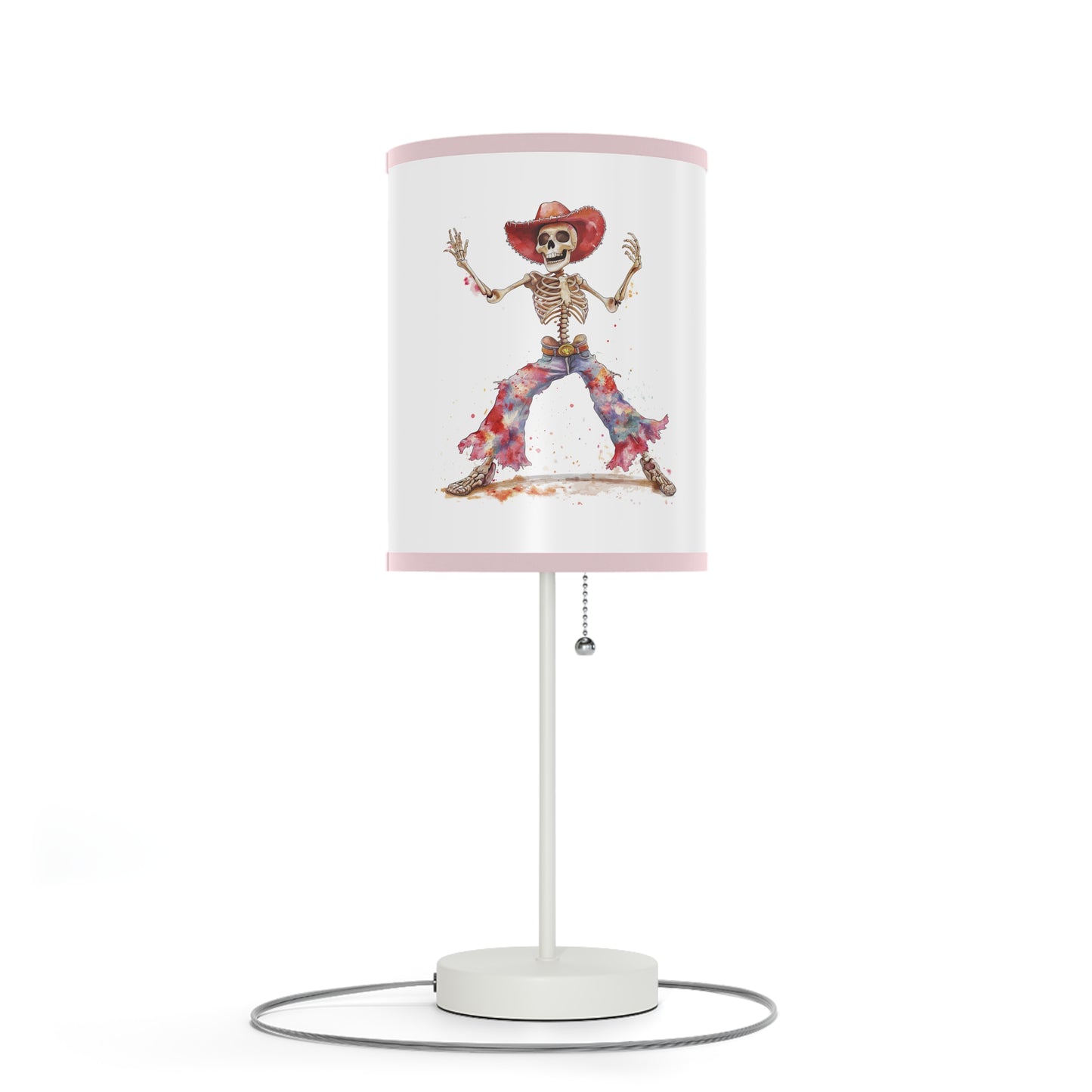 Lamp on a Stand, US|CA plug - Watercolor Skeleton Lamp - Table Lamps
