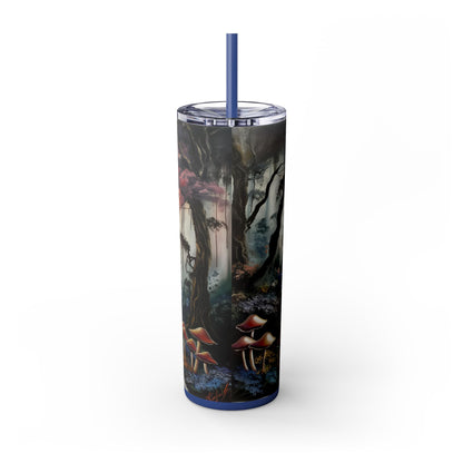 Skinny Tumbler with Straw, 20oz - Forest Insulated Tumbler
