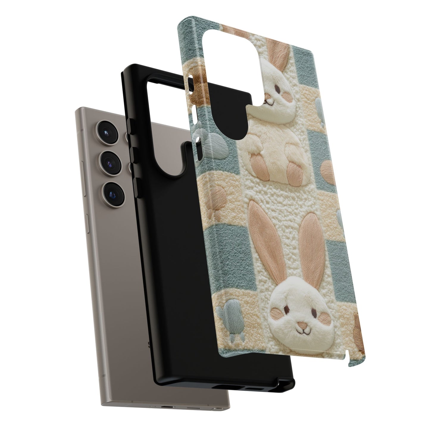 Adorable Rabbits Phone Case – Cute & Durable Protection - iPhone, Samsung, and Google case