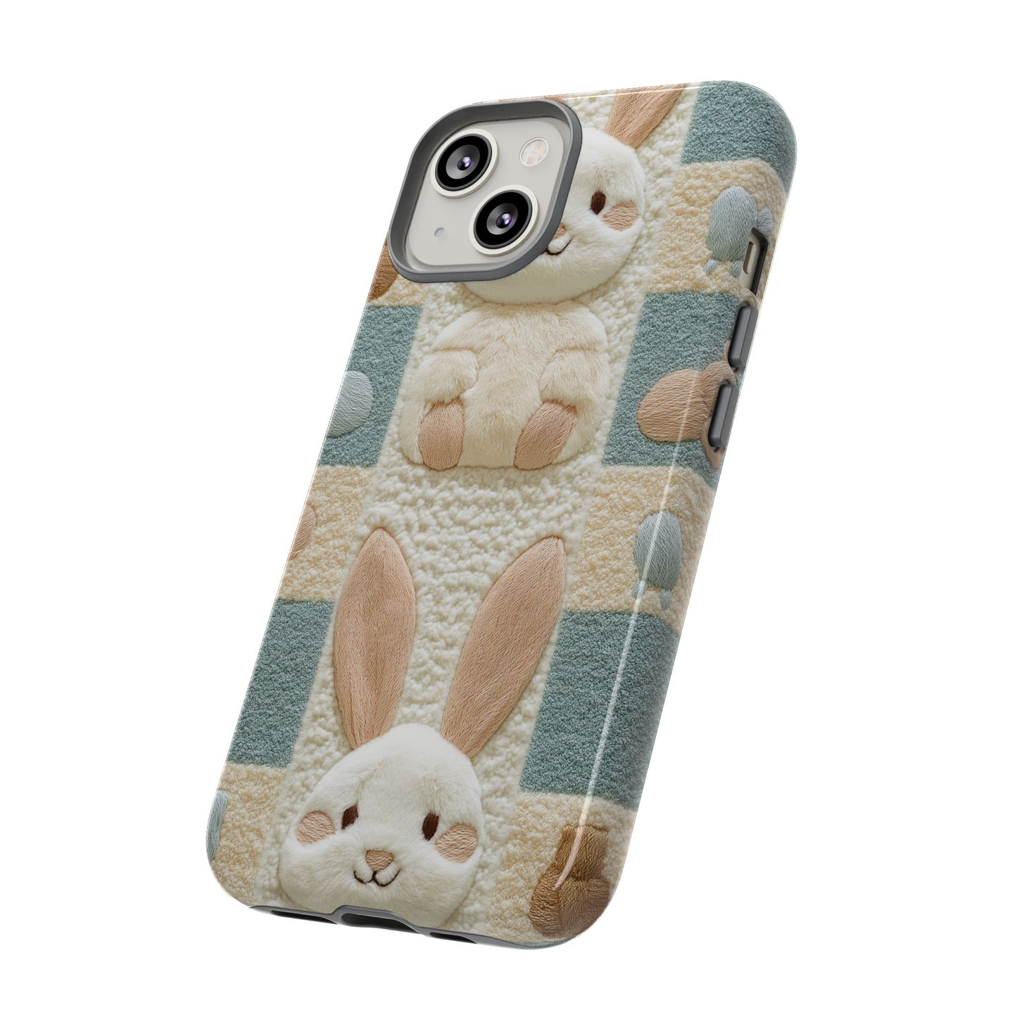 Adorable Rabbits Phone Case – Cute & Durable Protection - iPhone, Samsung, and Google case