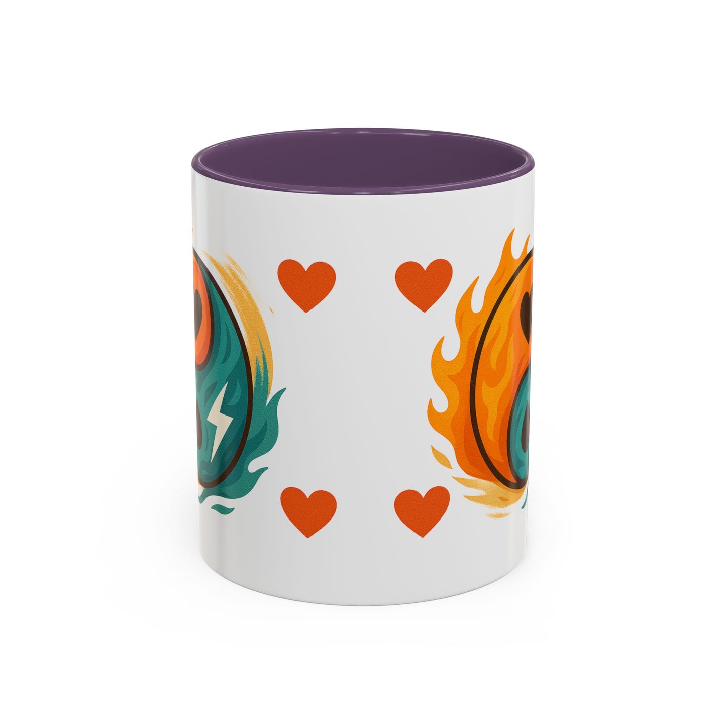 Bold Yin Yang Accent Coffee Mug – 11oz & 15oz – Perfect for Coffee Lovers