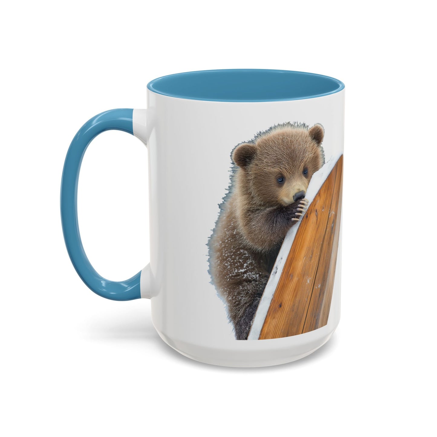 Bear Accent Watercolor Coffee Mug, (11oz, 15oz)
