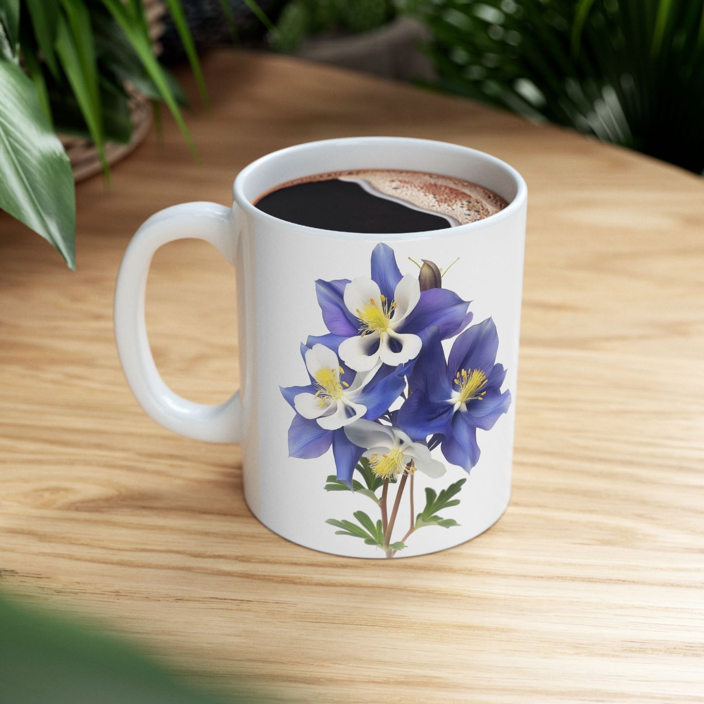Aquilegias Ceramic Mug, (11oz, 15oz)