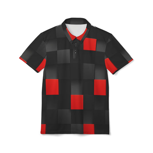 Stylish Men's Polo Shirt | Bold Checkered Design | Casual Wear, Summer Essentials, Gift for Him, Fashion Statement, Everyday Comfort, Father's Day Gift