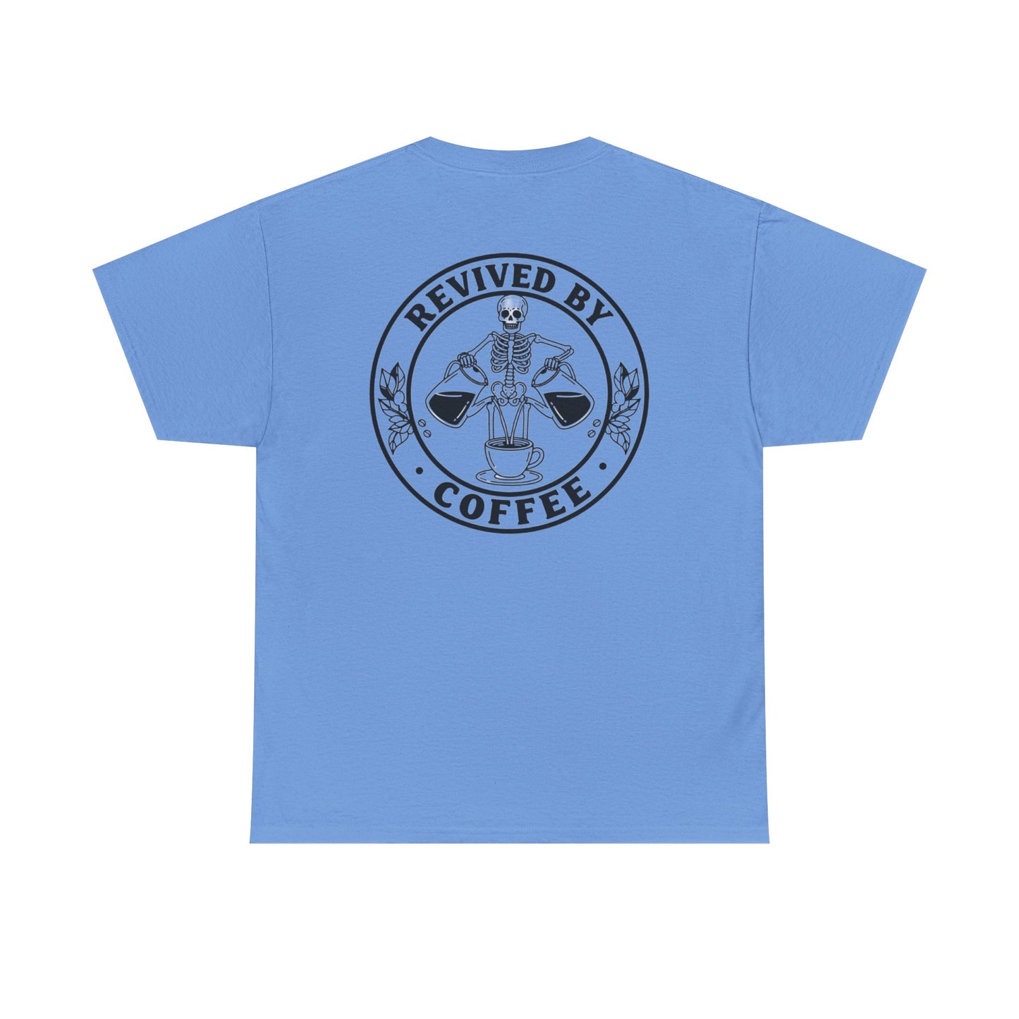 Revived by Coffee Unisex Heavy Cotton Tee - Perfect for Coffee Lovers