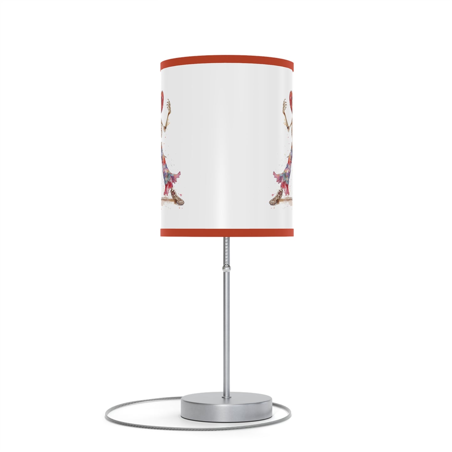 Lamp on a Stand, US|CA plug - Watercolor Skeleton Lamp - Table Lamps