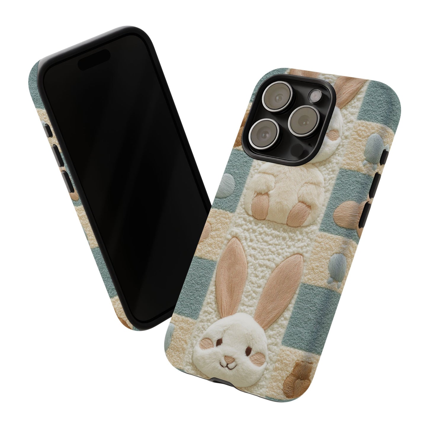 Adorable Rabbits Phone Case – Cute & Durable Protection - iPhone, Samsung, and Google case