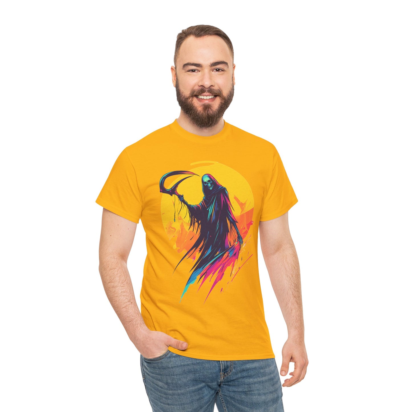 Spooky T-shirt - Unisex Heavy Cotton Tee - Halloween Tee