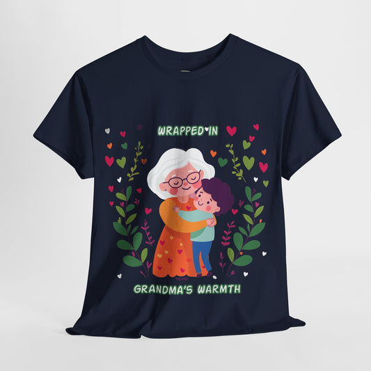 Grandma's Love Heavy Cotton Tee - Heartfelt Family Connection T-Shirt