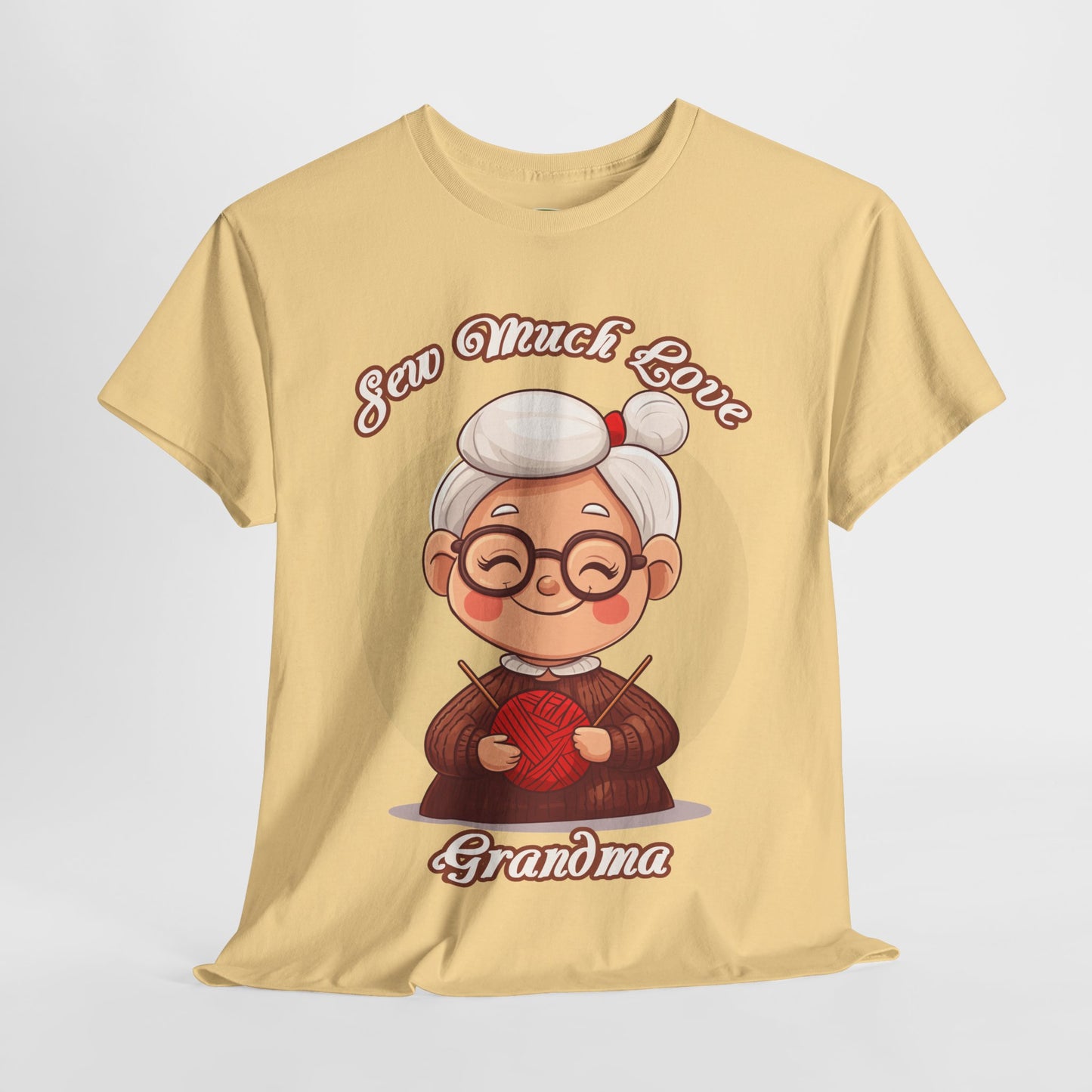 Sew Much Love Grandma Unisex Heavy Cotton Tee