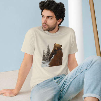 Cozy Bear Wilderness Tee - Perfect for Nature Lovers and Outdoorsy Adventures - Organic Staple T-shirt