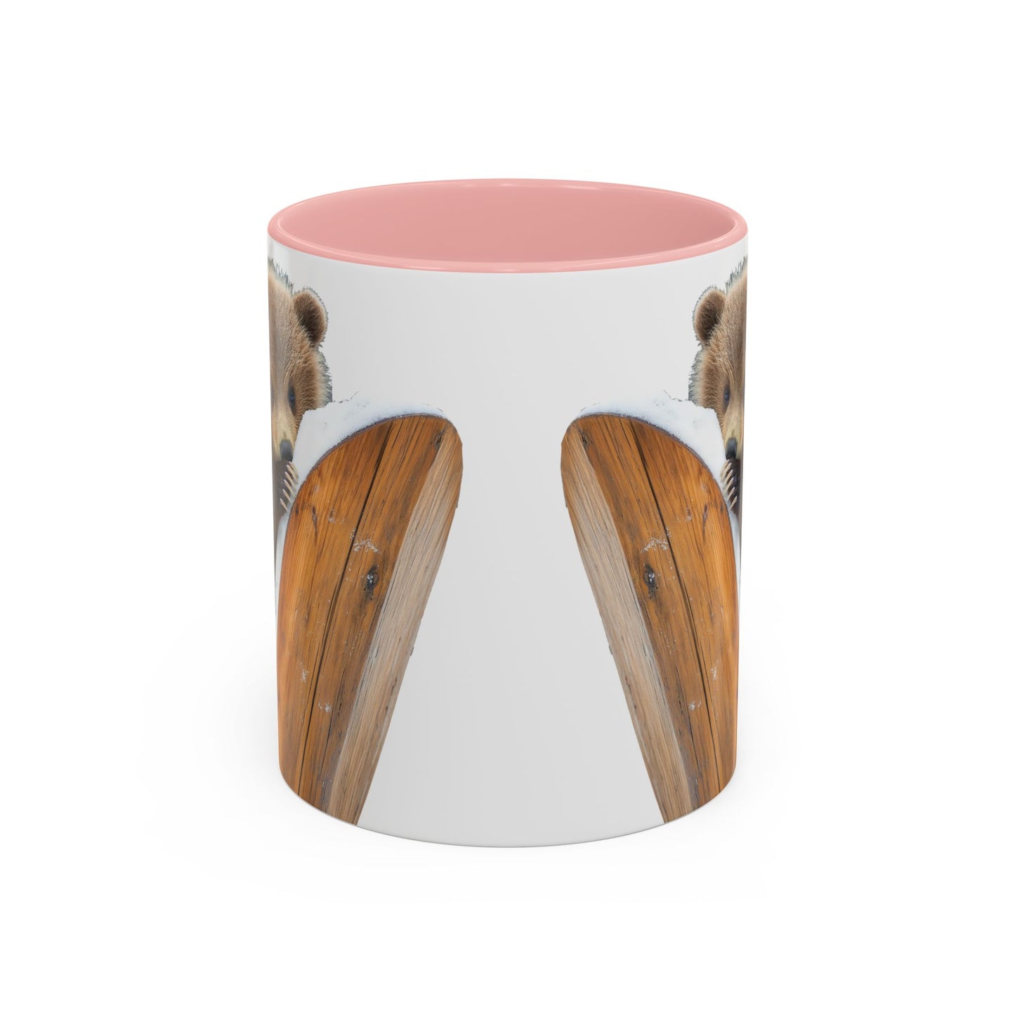 Bear Accent Watercolor Coffee Mug, (11oz, 15oz)