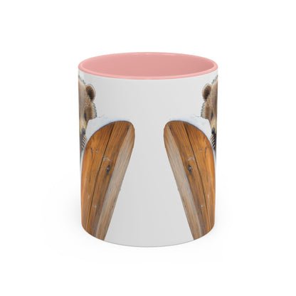 Bear Accent Watercolor Coffee Mug, (11oz, 15oz)