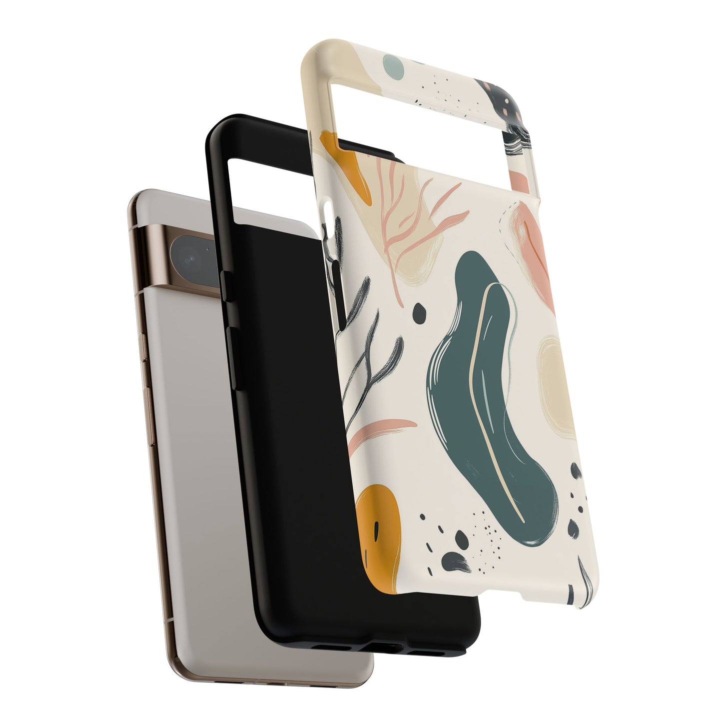 Phone Case with Abstract Art design - iPhone, Samsung, and Google case