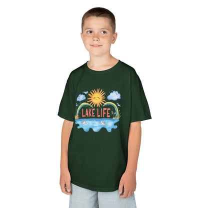Kids Lake Life Tee - Fun and Playful Summer Shirt for Outdoor Adventures