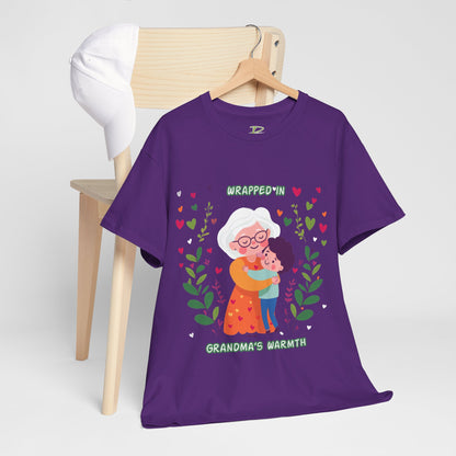 Grandma's Love Heavy Cotton Tee - Heartfelt Family Connection T-Shirt