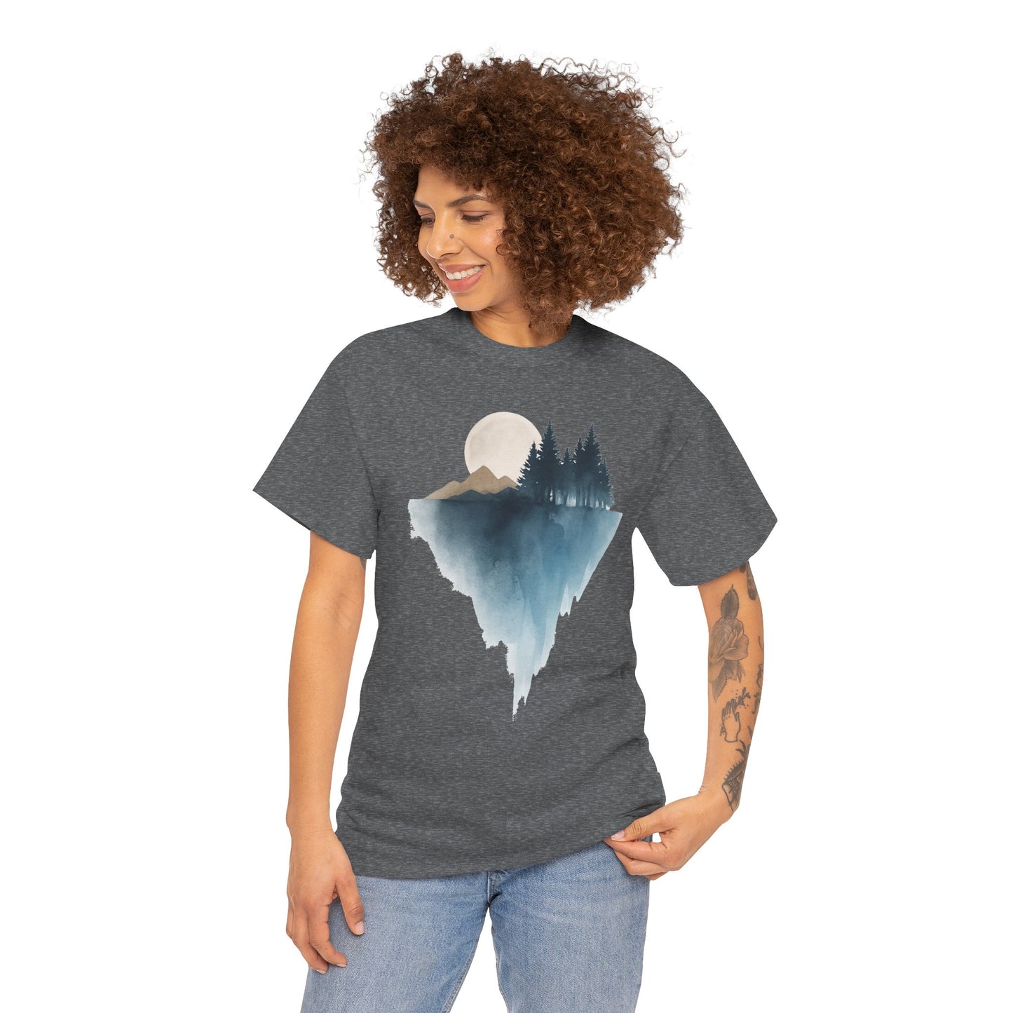 Scenic Nature Unisex Cotton Tee - Adventure Awaits
