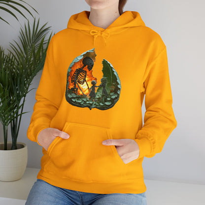 Unisex Heavy Blend™ Hooded Sweatshirt - Skeleton Design Hoodie