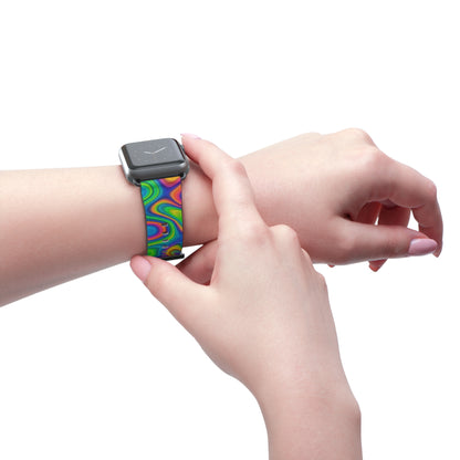 Psychedelic Swirl Watch Band