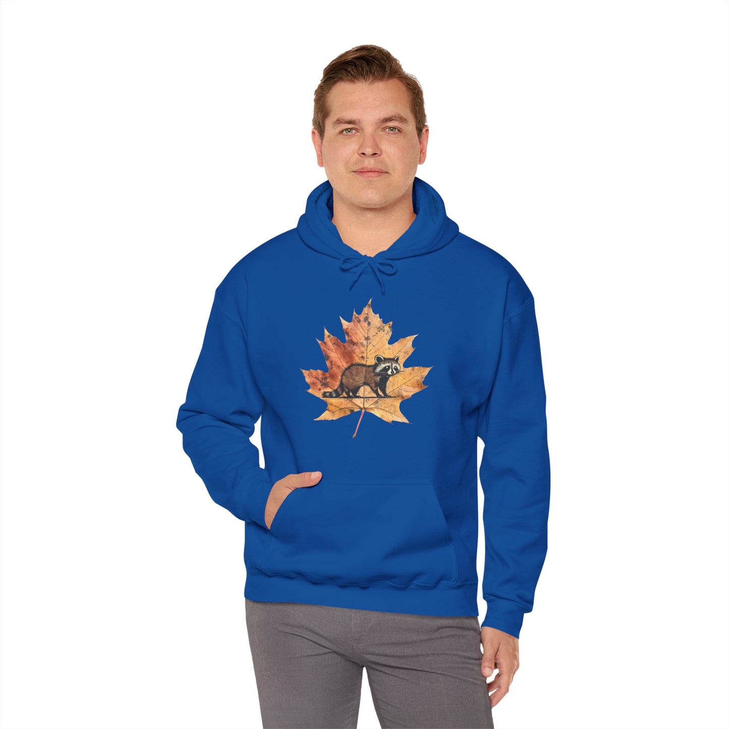 Raccoon Design Hoodie - Unisex Heavy Blend™ Hooded Sweatshirt