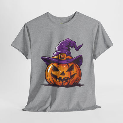 Pumpkin T-shirt - Halloween Tee - Unisex Heavy Cotton Tee - Spooky t-shirt