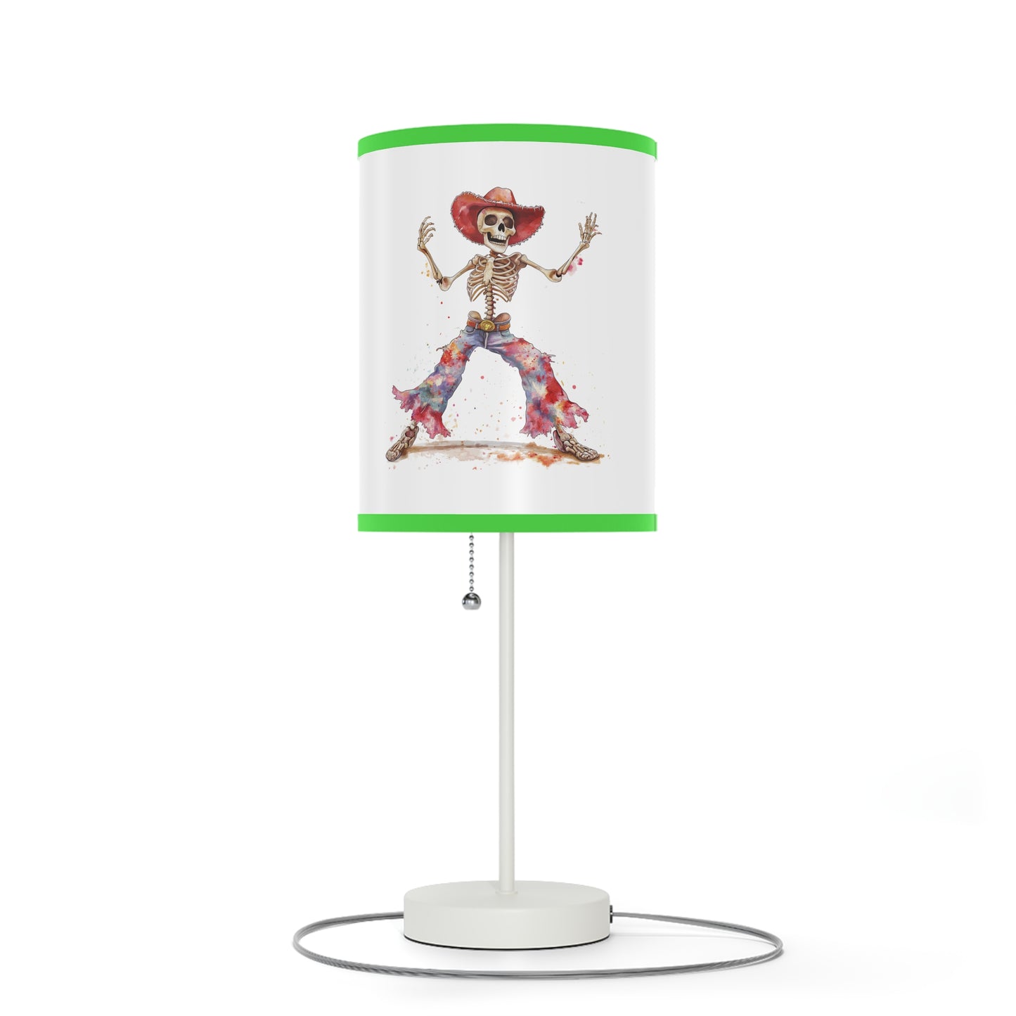 Lamp on a Stand, US|CA plug - Watercolor Skeleton Lamp - Table Lamps