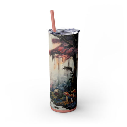 Skinny Tumbler with Straw, 20oz - Forest Insulated Tumbler