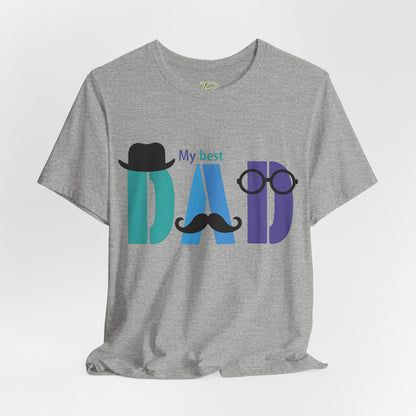 My Best Dad Tee, Father's Day Gift, Dad Shirt, Gift for Dad, Casual Wear, Birthday Gift for Dad