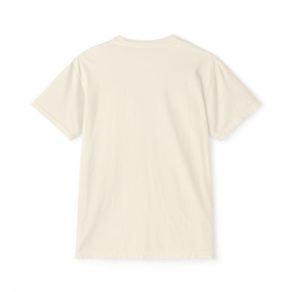 Garment-Dyed Pocket T-Shirt with Adorable Cat Design, Casual Wear, Gift for Cat Lovers, Summer Fashion, Everyday Essentials