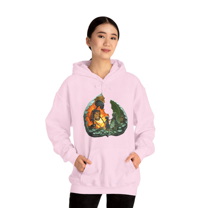 Unisex Heavy Blend™ Hooded Sweatshirt - Skeleton Design Hoodie