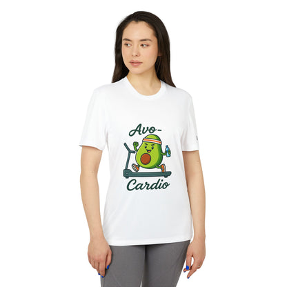 Funny Adidas Avocado Cardio T-Shirt, Unisex Workout Tee, Perfect Gift for Fitness Lovers, Gym Wear, Casual Style, Fitness Enthusiast Apparel