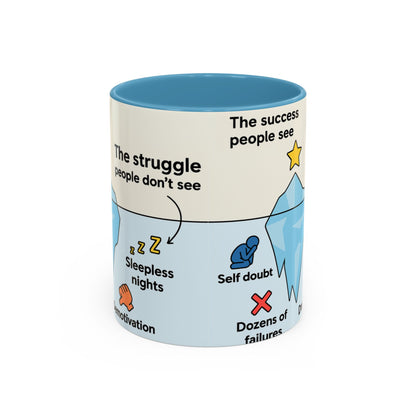 Motivational Coffee Mug - The Success People See, The Struggle Don’t See - Gift - Graduation Gift - Hardworking Professionals Gift