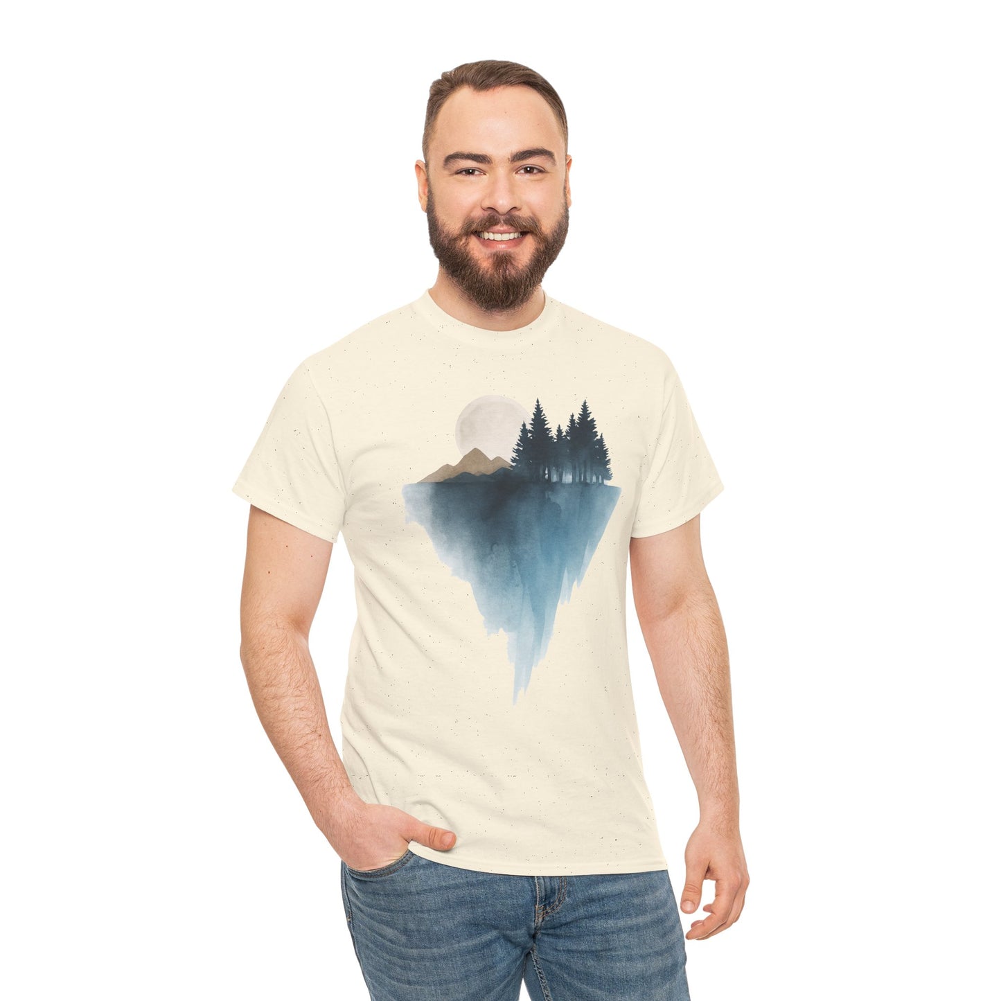 Scenic Nature Unisex Cotton Tee - Adventure Awaits
