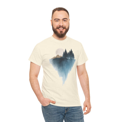 Scenic Nature Unisex Cotton Tee - Adventure Awaits