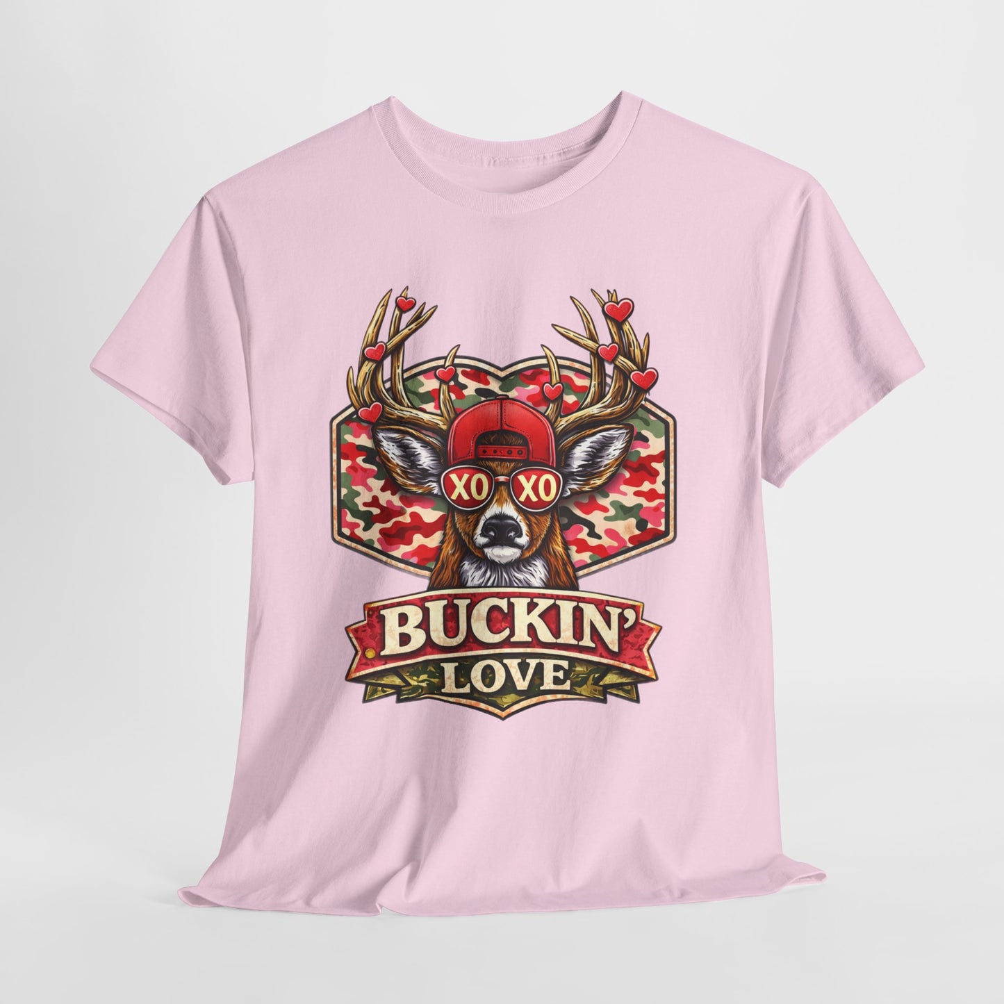 Camo Deer Valentine Shirt, XO XO Shirt