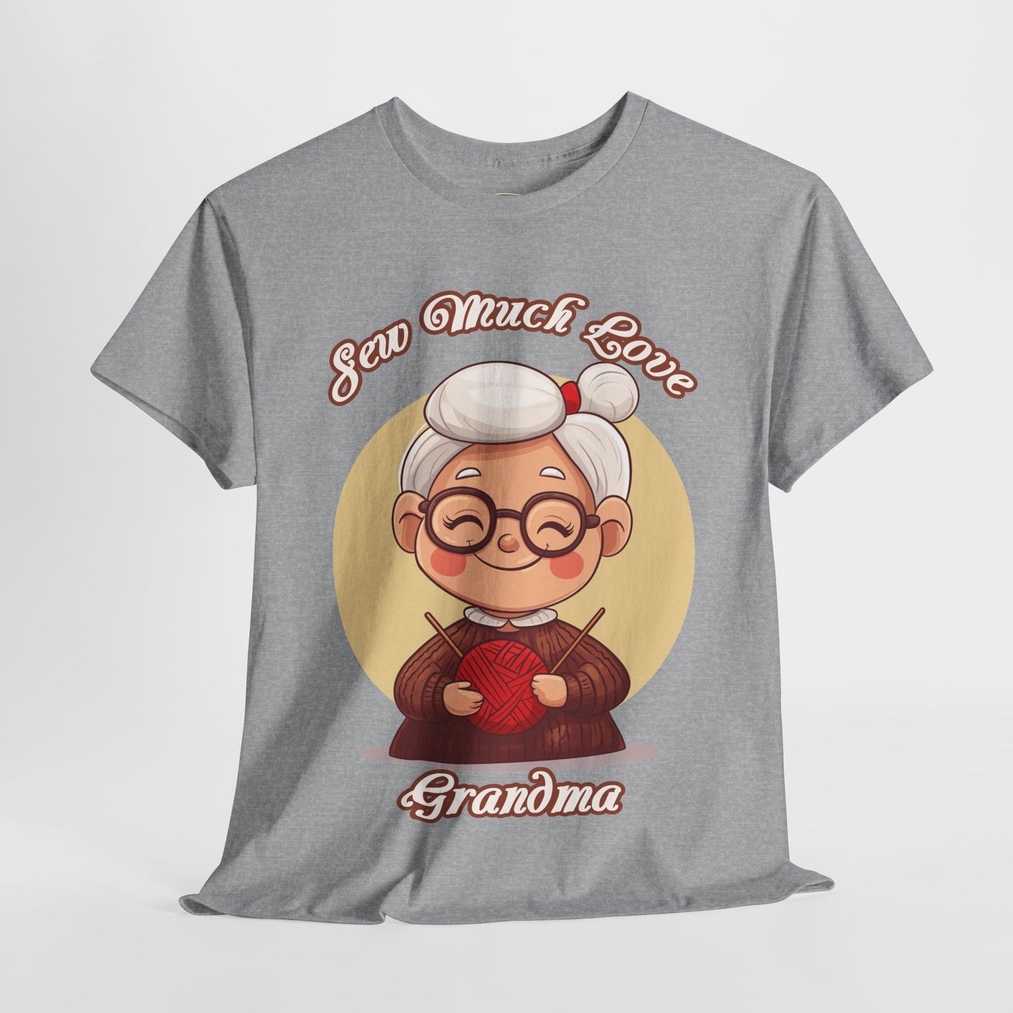 Sew Much Love Grandma Unisex Heavy Cotton Tee