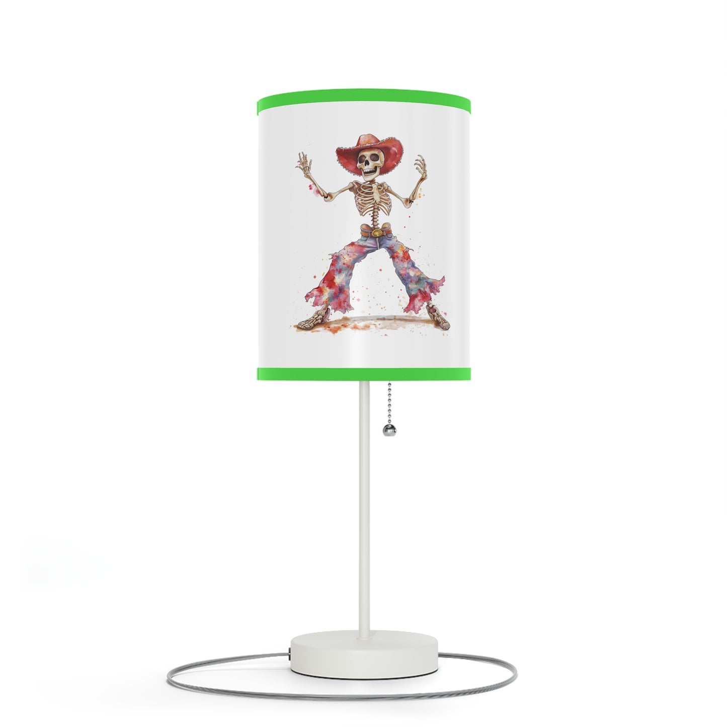 Lamp on a Stand, US|CA plug - Watercolor Skeleton Lamp - Table Lamps