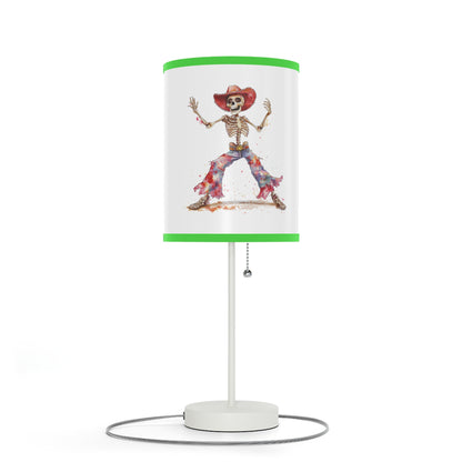Lamp on a Stand, US|CA plug - Watercolor Skeleton Lamp - Table Lamps
